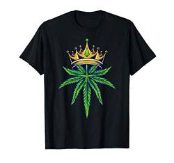 Weed Gras Unkraut Marihuana Cannabis 420 THC Pott Blatt T-Shirt von 420 NOW!