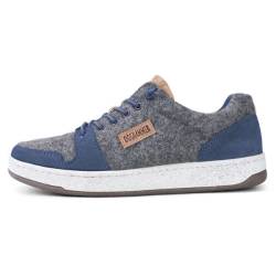 Herren-Sneaker aus Wolle in blau " 40" von 4251414221932