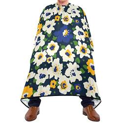 Auszukämmen Cape Nahtlose Gelbe Blume Haar Styling Cape Einstellbar Frisierumhang Waschbar Friseurumhänge Haar Für Hair Design Erwachsene Haar Styling 140X170Cm von 452