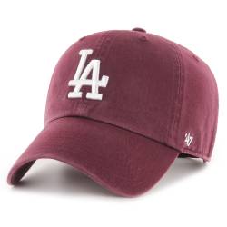 47 Brand Adjustable Cap - CLEAN UP LA Dodgers maroon von 47 Brand