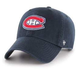 47 Brand Adjustable Cap - CLEAN UP Montreal Canadiens navy von 47 Brand