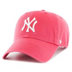 47 Brand Adjustable Cap - CLEAN UP New York Yankees pink von 47 Brand
