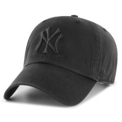 47 Brand Adjustable Cap - CLEAN UP New York Yankees schwarz von 47 Brand