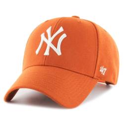 47 Brand Adjustable Cap - MLB New York Yankees orange von 47 Brand