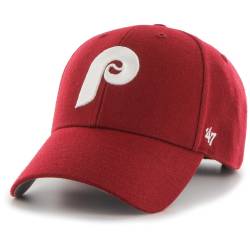 47 Brand Adjustable Cap - MLB Philadelphia Phillies rot von 47 Brand