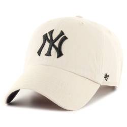 47 Brand Ballpark Cap - CLEAN UP New York Yankees bone von 47 Brand