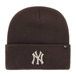 47 Brand Beanie Wintermütze - HAYMAKER NY Yankees braun von 47 Brand