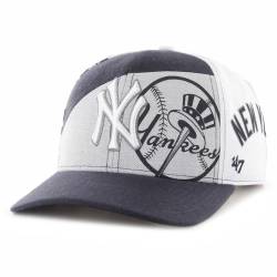47 Brand Deep Profile Snapback Cap - PATCHWORK NY Yankees von 47 Brand