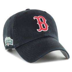 47 Brand MLB Boston Red Sox Cooperstown Cap BCPTN-DBLUN02GWS-BK12, Mens Cap with a Visor, Black, One Size EU von 47 Brand