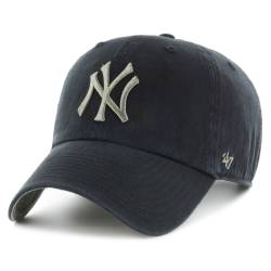 47 Brand Relaxed Fit Cap - CLEAN UP New York Yankees schwarz von 47 Brand