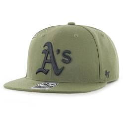47 Brand Snapback Cap - CAPTAIN Oakland Athletics sandalwood von 47 Brand