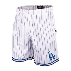 47 Brand Mesh Shorts - Pinstripe Los Angeles Dodgers - L von 47