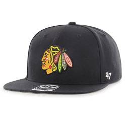 47 Brand Snapback Cap - Captain Chicago Blackhawks schwarz von 47