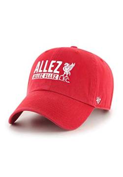 47 FC Liverpool Basecap Cap Kappe rot cleanup Allez Allez Allez von 47