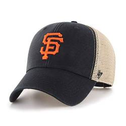 '47 MLB Flagship Wash Mesh MVPAdjustable Hat, Adult One Size Fits All - San Francisco Giants Black von '47