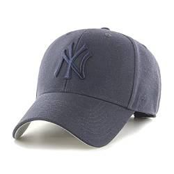 '47 MLB New York Yankees MVP Unisex-Baseballkappe, Verstellbar, Hochwertiges Design und Verarbeitung, Navy Logo, Navy von '47