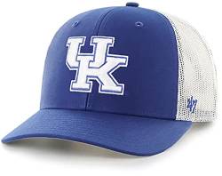 '47 NCAA Herren Trucker Snapback verstellbare Mütze, Kentucky Wildcats – Königsblau, Einheitsgröße von 47