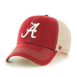'47 NCAA Trawler Mesh Clean Up Verstellbare Mütze, Erwachsene Einheitsgröße, Alabama Crimson Tide Rot, Einheitsgr��e von 47