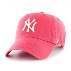 47 New York Yankees Adjustable Cap Clean Up MLB Pink/White - One-Size von '47