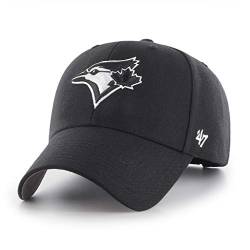 '47 Toronto Blue Jays Black/White MVP Adjustable Hat - Size One Size von 47