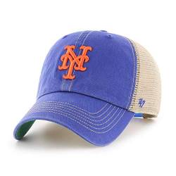 '47 York Mets Trawler Clean Up verstellbare Mütze, Snapback, Blau von 47