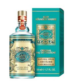 4711® Echt Kölnisch Wasser | Eau de Cologne 50ml Natural Spray - Duftklassiker im ikonischen Flakon - charakteristischer Duft - unisex - wohltuend für Körper, Geist und Seele von 4711