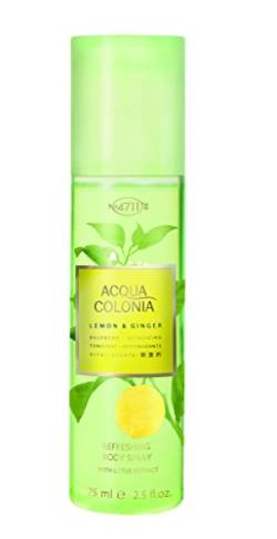 4711 Acqua Colonia Lemon and Ginger unisex, Bodyspray, Vaporisateur/Spray 75 ml, 1er Pack (1 x 0.272 kg) von 4711