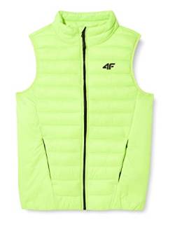 4F JUNIOR Jungen Jacket M008 Vest, Canary Green, 122 cm von 4F JUNIOR