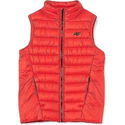 4F JUNIOR Jungen Jacket M008 Vest, Rot, 158 cm von 4F JUNIOR