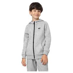 4F JUNIOR Jungen M219 Sweatshirt, Grau (Cold Light Grey Melange), 164 cm von 4F JUNIOR