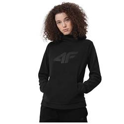 4F Damen Sweatshirt-Jacke Polar Fleece Zip Hoodie Frauen schwarz XXL von 4F
