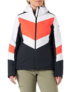 4F Damen Women's Ski Jacket Kudn011 Jeans, Red Neon, 38 von 4F