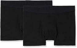 4F Herren Boxer Shorts M022 (2pack) Hipster, DEEP Black, von 4F