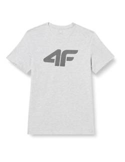 4F Herren Men's Tsm353 T-Shirt, Cold Light Grey Melange, XL von 4F