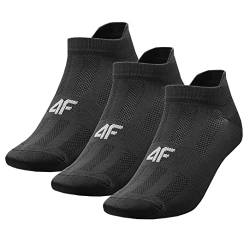 4F Herren SOM003 Socken, DEEP Black, 43-46 von 4F