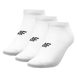 4F Herren SOM301 Socken, White, 43-46 von 4F