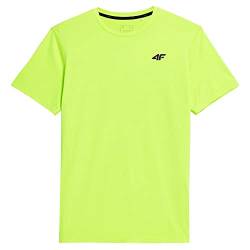 4F Herren T-Shirt M259 Tshirt FNK, Canary Green Neon, XXL von 4F