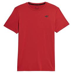 4F Herren T-Shirt M259 Tshirt FNK, Rot, XXL von 4F