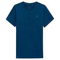 4F Herren T-Shirt M536 Tshirt, Jeansblau, XL von 4F