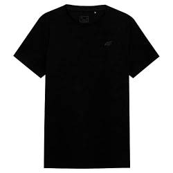 4F Herren T-Shirt M536 Tshirt, Tiefschwarz, 56 von 4F