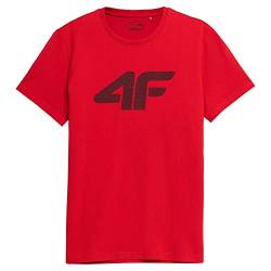 4F Herren T-Shirt M537 Tshirt, Rot, L von 4F