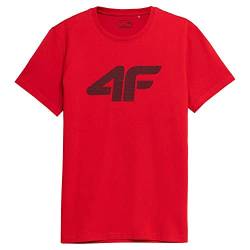 4F Herren T-Shirt M537 Tshirt, Rot, XL von 4F