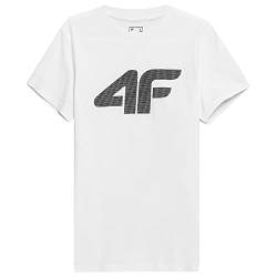 4F Herren T-Shirt M537 Tshirt, weiß, XXL von 4F