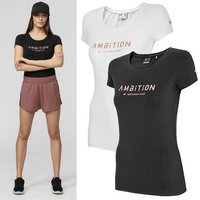 4F Kurzarmshirt 4F - Ambition - Damen T-Shirt, Baumwollshirt von 4F