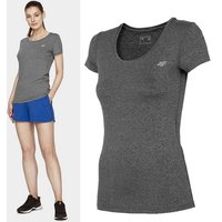 4F Kurzarmshirt 4F - Damen Fitness T-Shirt - grau von 4F