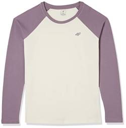 4F Mädchen Girl's Jtsdl001 Longsleeve, Violett, 146 cm von 4F