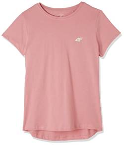 4F Mädchen Girl's T-Shirt Jtsd001 Tshirt, Helles Pink, 152 cm von 4F
