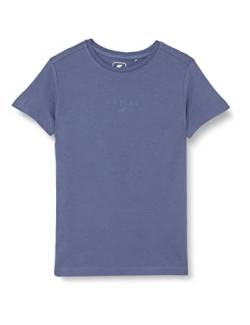 4F Mädchen Girl's T-Shirt Jtsd002 Tshirt, Jeansblau, 134 cm von 4F