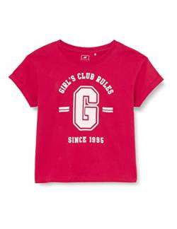 4F Mädchen Girl's T-Shirt Jtsd006 Tshirt, Rot, 158/164 cm von 4F