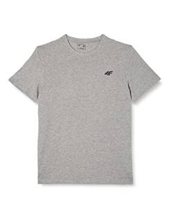 4F Men's NOSD4-TSM300-24M T-Shirt, grau (gris chiné 14), XL von 4F